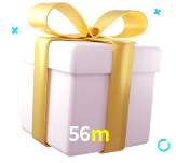 Receba seus bônus de boas-vindas no 56m